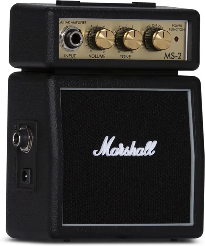 Vista 3 de Marshall MS2 amplificador micro a batería para guitarra Negro