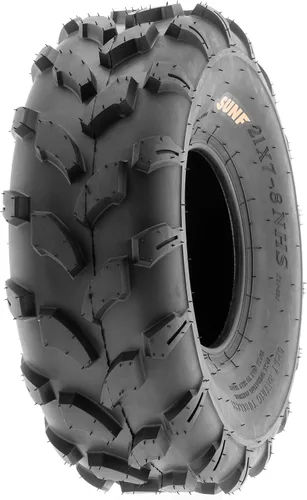 Vista 7 de SunF Juego de 4 neumáticos deportivos ATV de 18 x 7-8 UTV para cortacésped de 18 x 7 x 8, 6 capas-A003