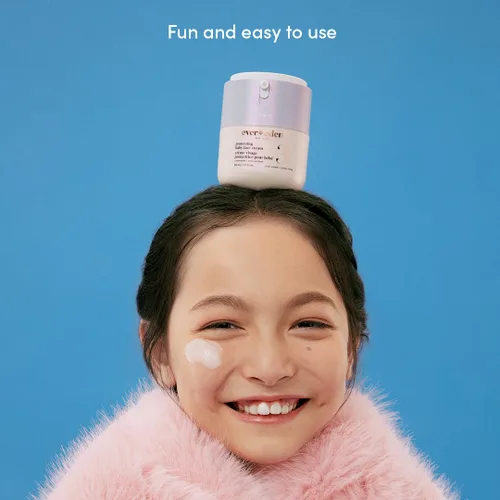 Vista 8 de Evereden Crema facial protectora para bebés (1.7 onzas líquidas): Crema de gel para bebés No.1 - Hidratante facial nutritivo para pieles normales