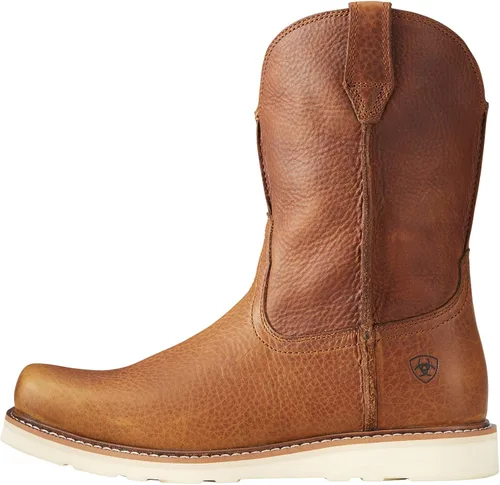 Vista 2 de Ariat Rambler Recon Western Boots - Botas de trabajo con punta cuadrada para hombre, marrón Bomber, talla única