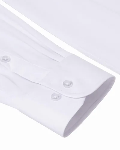 Vista 8 de Alimens & Gentle Camisas de vestir de manga larga para hombre, camisas de vestir ajustadas para hombre, camisa con botones para hombre, talla grande