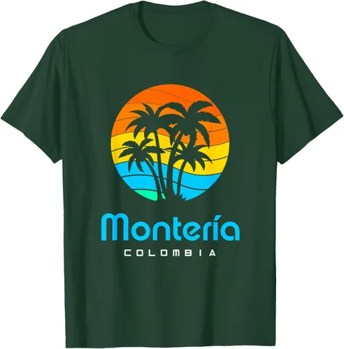 Vista 54 de Camiseta Montería Colombia, Negro