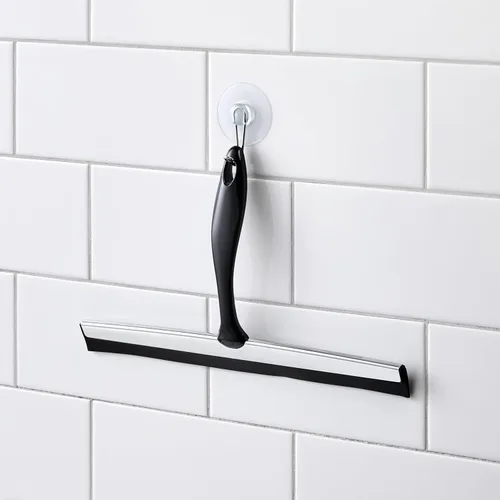Vista 5 de iDesign - Gancho de pared para ducha, color negro y cromado Wall Hook Included