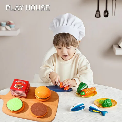 Vista 7 de Hamburguesa Squishies Alivio del Estrés Suave Simulación Alimentos Desmontable Hamburguesa Squeeze Juguetes Lindo Regalo de Cumpleaños Juguete