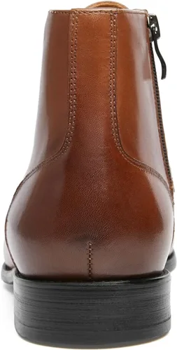 Vista 5 de Journey West Botas Chelsea para hombre con cordones Chukka para tobillo de cuero para hombre
