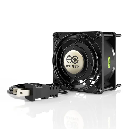 Vista 22 de AC Infinity AXIAL 8025, ventilador para magdalenas, 120 V CA 3.150 in x 0.984 in de alta velocidad, certificado UL para proyectos de escape
