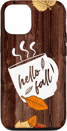 Vista 28 de Hello Fall Mug Maple Leaves Autumn Season Thanksgiving Gift Case for iPhone 17