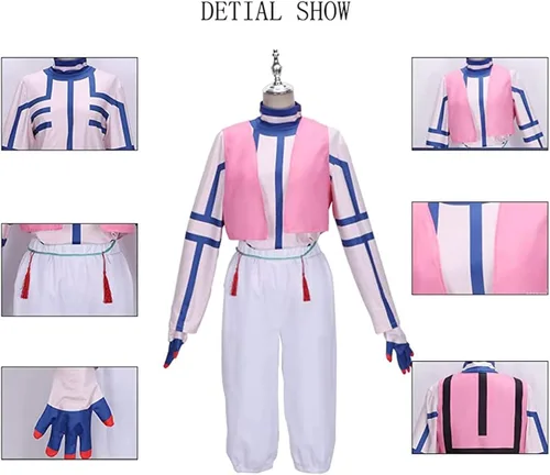 Vista 3 de Akaza - Disfraz de kimono para cosplay, uniforme de animé para Halloween