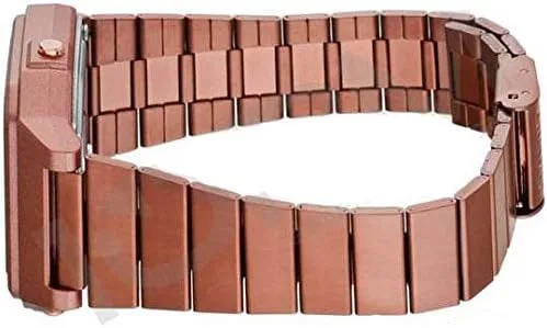 Vista 4 de Casio Colección Herren-Armbanduhr rosa pulsera Rosado Pulsera