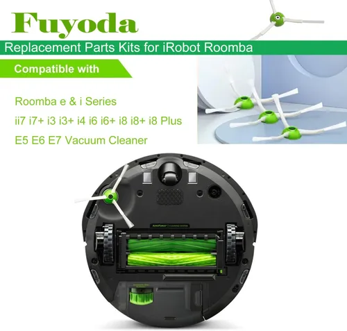 Vista 6 de Cepillos laterales para irobot Roomba, piezas de repuesto para irobot Roomba i,e & j Series,i3 i3+ i4 i6 i6+ i7+ i7+ i8 i8+ E5 E6 E7 vacuum,Kits
