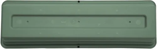 Vista 5 de Bloem Dura Cotta - Jardinera rectangular para ventana Basil de resina de 24 pulgadas con bandeja para jardinería interior y exterior