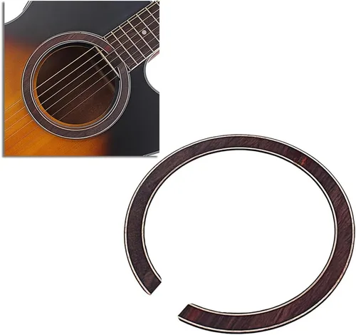 Vista 3 de Healifty - Tiras curvadas para guitarra acústica de 5.21 pulgadas, incrustaciones de madera laminada para accesorios populares y clásicos