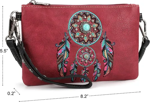 Vista 3 de Montana West Western Aztec Collection - Bolso de mano para mujer