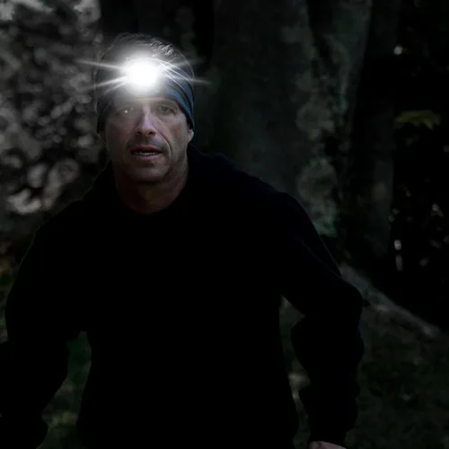Vista 4 de Gone For a Run Gorros y diademas reversibles con forro polar LED para correr 3 modos de luz