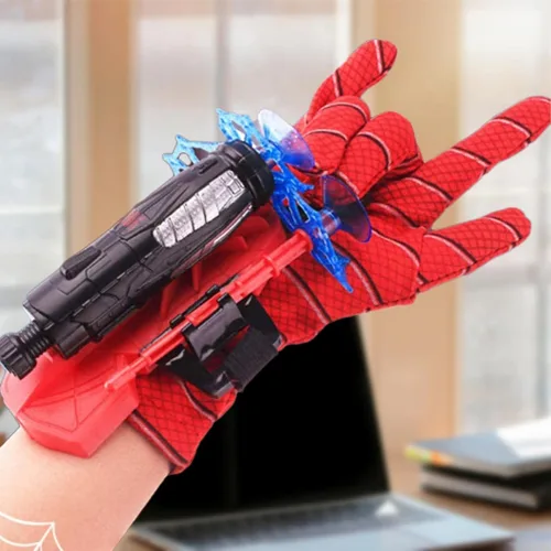 Vista 2 de Juego de tirador de arañas, juguete de tirador de arañas PP, juguete de lanzador de araña duradero, juego de disparo al objetivo con gran regalo