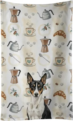 Vista 134 de Caroline's Treasures Afghan Hound - Toalla de cocina para barra de café, terciopelo frontal y lazo de algodón, lavable a máquina Sabueso afgano