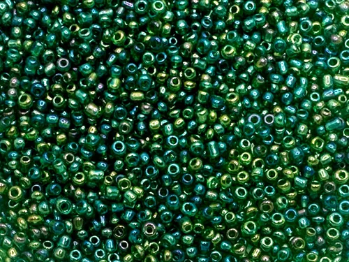 Vista 51 de Tamaño de las cuentas de semillas: 11/0 50 gr / 1.76 oz (ámbar plateado forrado)