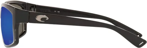 Vista 4 de Costa Del Mar Gafas de sol rectangulares cortadas para, SquallGris Azul Espejo Polarizado-20.46 oz