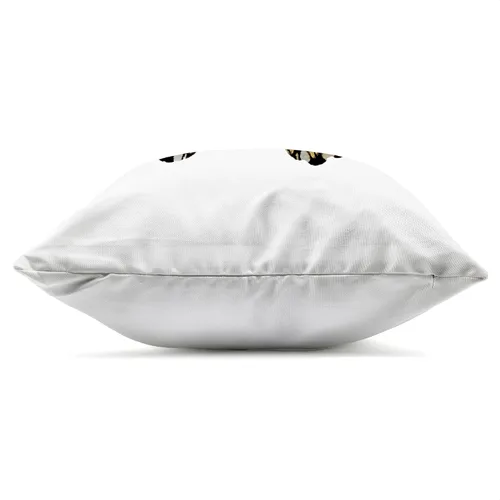 Vista 2 de Stupell Industries Black & Glam Butterfly Insect Design by Julia Bosco - Almohada (18 x 18 pulgadas), color dorado
