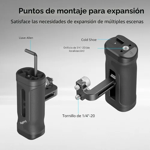 Vista 5 de SmallRig Mini mango lateral con tornillos de 1/4"-20