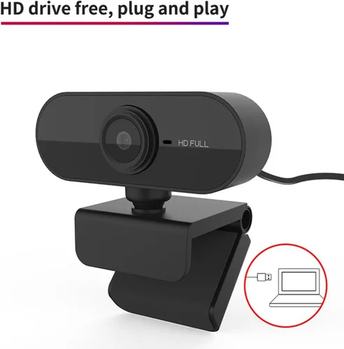 Vista 6 de CiCiglow Cámara de computadora 1080P con micrófono, cámara web USB para computadora portátil, cámara web de transmisión con micrófono, cámara web