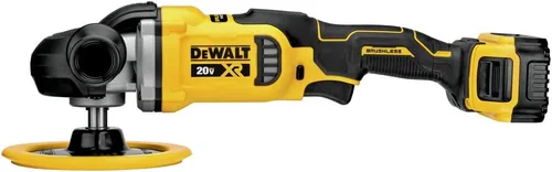 Vista 3 de DEWALT 20V MAX* XR Kit de pulidora inalámbrica, rotativa, velocidad variable, 7 pulgadas, 180 mm (DCM849P2)