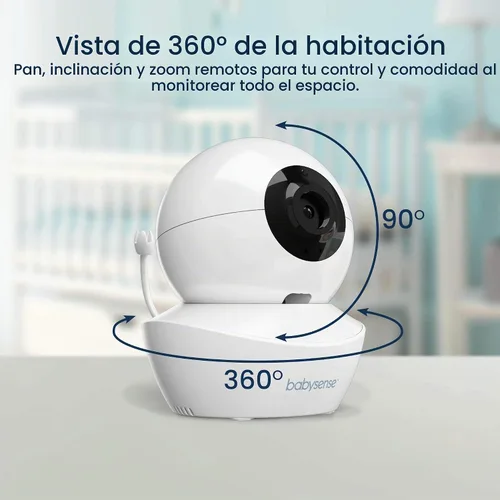 Vista 3 de Babysense Cámara complementaria de repuesto para monitor de bebé de video HDS2 solamente, funcionará solo con monitores HDS2, requiere unidad