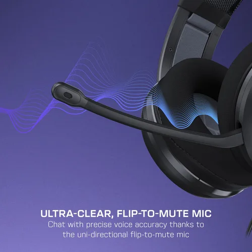 Vista 6 de Turtle Beach Atlas 200 - Auriculares con cable USB para PC, para PC, consolas de juegos, Xbox, PlayStation, controladores Nanoclear de 50 mm, audio