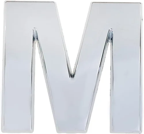 Vista 14 de Modengzhe 3D Metal Emblema de Coche Número 9 Adhesivo Cromado Aleación de Zinc Placa de Automóvil Decal