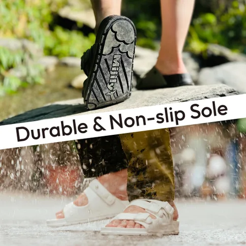 Vista 6 de Mijily AIR - Sandalias unisex sostenibles de viaje Pro 4 en 1 con soporte de arco