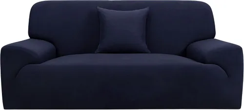 Vista 18 de uxcell Funda elástica para sofá, funda clásica sólida para sofás, sofá biplaza o sillón, muebles universales de poliéster elástico con una funda