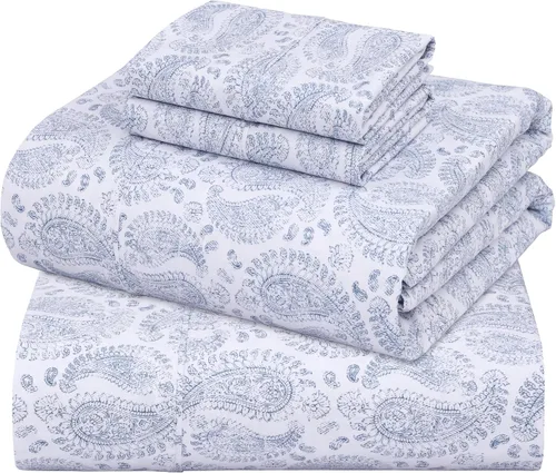 Vista 28 de ZOYER Sábanas de 100 % algodón percal tamaño individual, refrescantes y transpirables, duraderas, con una sensación nítida, suave y cómoda, bolsillo