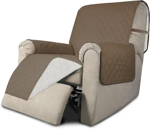 Vista 225 de Easy-Going - Funda reversible para sofá, resistente al agua, con varillas de espuma y correas elásticas, protector de muebles para mascotas y perros