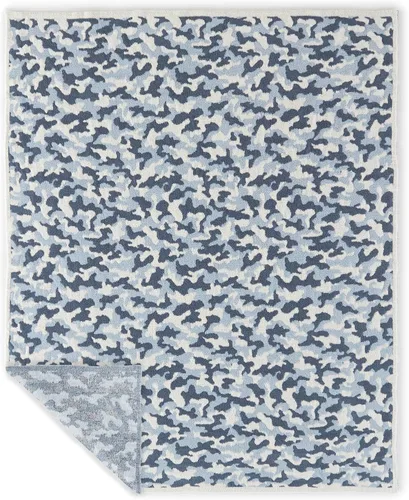 Vista 2 de Crafted by Catherine Manta de punto acogedora con estampado de camuflaje de 60 x 70 pulgadas, suave y cómoda manta decorativa para sofá, cama, sofá