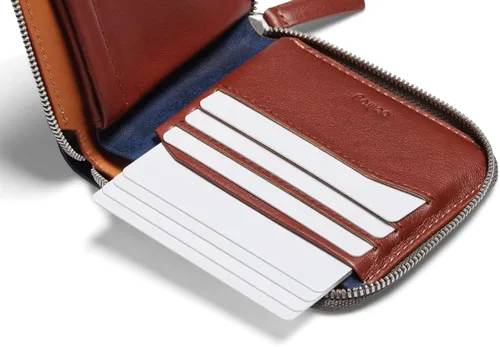 Vista 5 de Bellroy Cartera con cremallera cartera de cuero bloqueo RFID bolsa de monedas