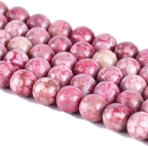 Vista 9 de 6mm Cuentas Redondas de Granate para Hacer Joyería DIY, Poder Curativo de Cristal, Piedras Preciosas Sueltas para Hacer Pulseras y Collares, Hilo