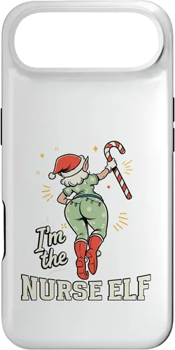 Vista 24 de I'm The Nurse Elf Funny Matching Family Christmas Group Case for iPhone 16
