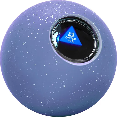 Vista 4 de Mattel Games Magic 8 Ball DreamWorks Trolls Band Together - Juego novedoso para adivinar, juguete brillante para familias y noches de juego