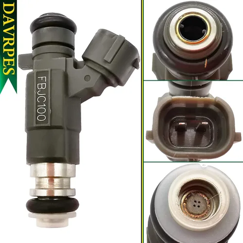 Vista 4 de 6 inyectores de combustible FBJC100 FJ828 de 4 agujeros Boquilla de pulverización de combustible para Infiniti 03-04 FX35 03-05 G35 01-03 QX4 00-01