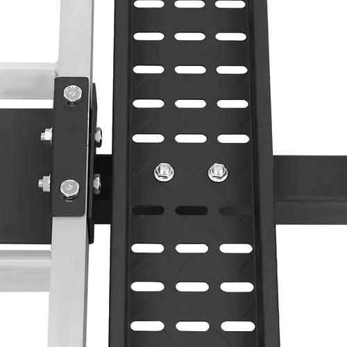 Vista 8 de Portador de motocicleta de 400 libras, soporte de aluminio para motocicleta con rampa de carga para motocicletas de cross, motocicleta
