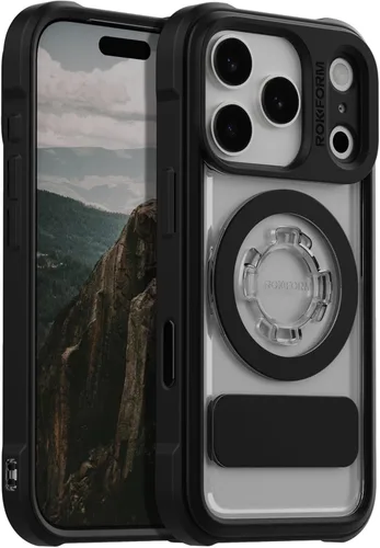Vista 9 de Rokform Funda rígida compatible con iPhone 17, cubierta magnética (Negro)