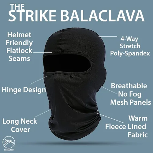 Vista 4 de BISMAADH Pasamontañas de cara completa, máscara de esquí para hombres y mujeres, motocicleta, correr, clima frío, esquí, ciclismo, equitación,