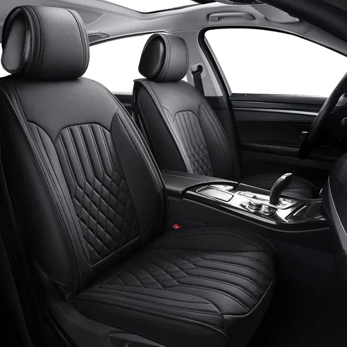 Vista 2 de Tomatoman Fundas de asiento compatibles con Ford Focus Nissan Frontier Pathfinder Mitsubishi Outlander Chevy Equinox Hyundai Elantra Toyota
