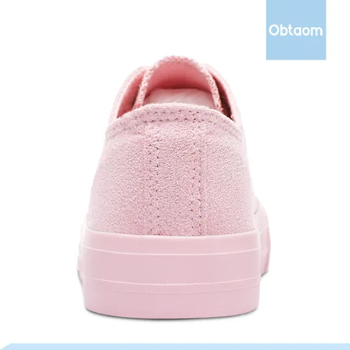 Vista 4 de Obtaom Zapatos de lona para mujer, zapatos deportivos de moda para caminar