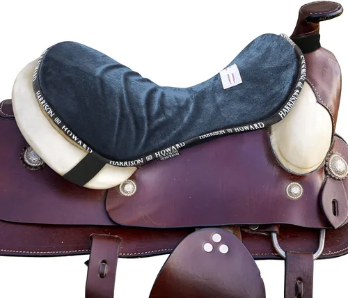 Vista 8 de Harrison Howard Protector de Asiento de Sendero Occidental Equipo de Montar para Silla de Caballo con Cojín Inferior Ayuda a Distribuir la Presión