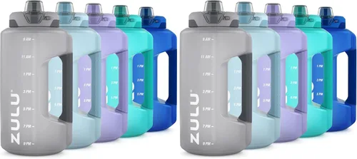 Vista 14 de Goals - Botella de agua de medio galón con pajita