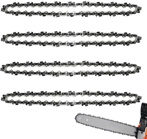 Vista 7 de 5 piezas de cadena de mini motosierra de 4 pulgadas para Stihl GTA 26, cadenas de repuesto de 4 pulgadas para motosierra eléctrica inalámbrica