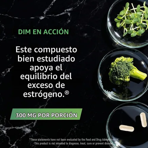 Vista 7 de Suplemento DIM para hombres 300 mg, bloqueador de estrógeno e inhibidor