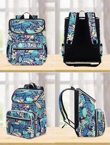 Vista 6 de BAGLHER Mochila de viaje para perros – Mochila de viaje desmontable para mascotas, bolsa para perros para viajar con 2 cuencos plegables de silicona