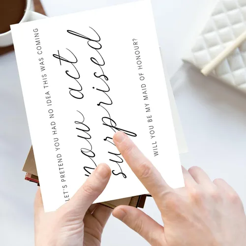 Vista 3 de YiKaLus ¿Serás mi dama de honor? Tarjeta de boda para dama de honor, tarjeta de propuesta para dama de honor, tarjetas de propuesta de sorpresa 5